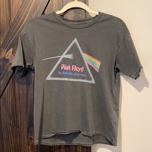Pink Floyd crop band tee